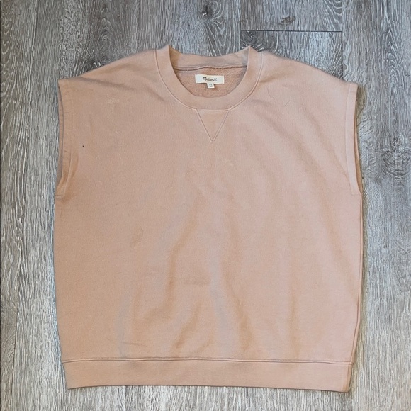 Madewell Tops - Madewell women’s tank  Beige Crewneck Sweater sweatshirt pull over size xs